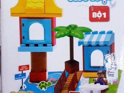 Bộ lắp ráp  vui nhộn - đồ chơi thông minh cho bé yêu sale rẻ nốt 65k 1 bộ 0945802244 1