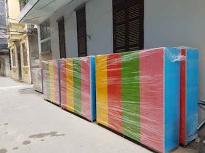Tủ kệ mầm non rực rỡ - biến lớp học thành thế giới cổ tích 0945802244 1