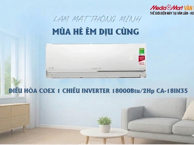 Điều hòa Coex 1 chiều Inverter 18000Btu/2Hp CA-18IN35 0