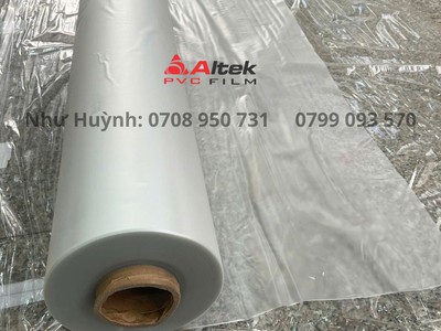 Màng nhựa dẻo đục mờ - may túi mỹ phẩm 0