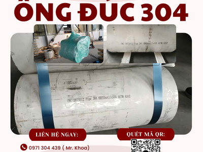 Ống đúc inox 304 quy cách đặc chủng: Độ dày theo yêu cầu - Giải pháp tối ưu cho dự án 0