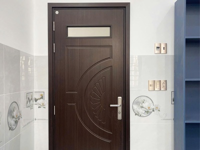 Cửa nhựa composite phủ vân gỗ Hoa Binh Door 0