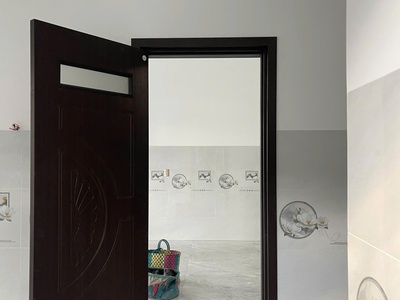 Cửa nhựa composite phủ vân gỗ Hoa Binh Door 2