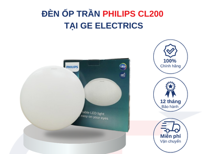 Thông Tin Sản Phẩm Ốp Trần Philips CL200 tại GE Electrics 1