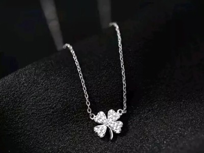 Những mẫu dây chuyền bạch kim đẹp 1