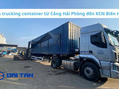 Giá trucking container từ Cảng Hải Phòng đến KCN Biên Hòa 0