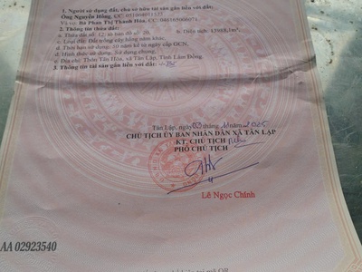 Đất nền tân hòa tỉnh lâm đồng chỉ 4.9 tỷ 3