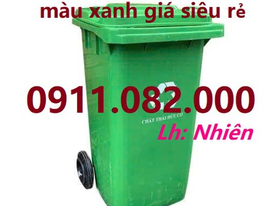 Giá rẻ thùng rác 240 lít tại vĩnh long- lh 091108200 báo giá trực tiếp 0