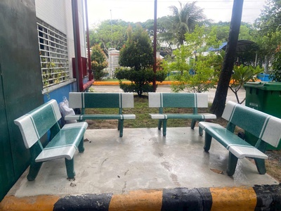 Ghế đá sân trường 3