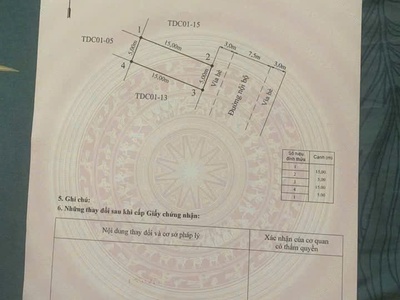 Bán đất TĐC Đống Chuối, Hùng Vương, Hồng Bàng   75m , đường 13,5m, hướng Đông Nam, giá 4,1 tỷ 3