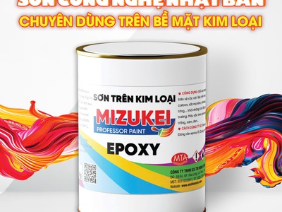 Cung cấp sơn Epoxy lê bề mặt kim loại - Sơn Mizukei 0