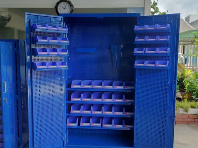 Tủ dụng cụ cơ khí VT-T10, tủ dụng cụ kết hợp VT-T10, tủ dụng cụ 2 cánh treo đồ 3