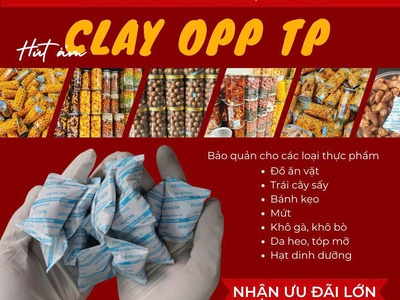 Gói hút ẩm Clay   Giải pháp bảo quản hạt dinh dưỡng khô ráo, giữ trọn độ giòn 1