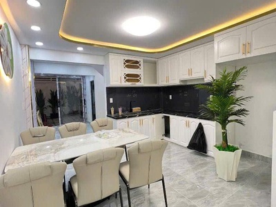 Nhà mới 3 tầng, hẻm thông, giáp quận 7   huỳnh tấn phát, 4 tỷ 350 0