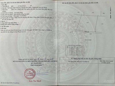 Bán 1,6 hecta đất ở xã xuân thới thượng, hóc môn, hồ chí minh giá 2,5tr/1m2 1