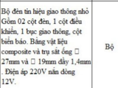 Bộ đèn tín hiệu giao thông thông cỡ 1m2 cho Nhà trường dạy trẻ học giao thông 0945802244 6