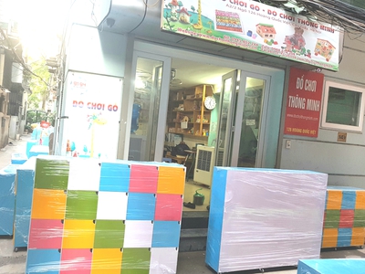 Sản xuất tủ kệ mầm non, giá để đồ chơi, giá sách truyện mẫu giáo, xưởng sản xuất tủ kệ mầm non. 2