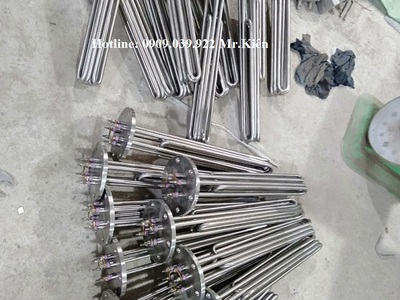 Điện trở đun nước, đun hóa chất sản xuất theo yêu cầu 8