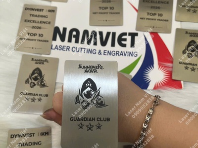 Sản Xuất Tem Nhãn Inox Theo Yêu Cầu Khắc Laser Bền Bỉ, BỀN ĐẸP 2