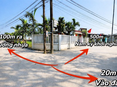 Đất thuộc Đà Nẵng - Hoà Tiến cũ sát trục Nam Kỳ Khởi Nghĩa 1
