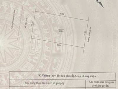 Bán đất nhà vườn KDC Trần Hưng Đạo, ph Ngọc Châu, TP HD, 202.5m2, mt 10m, giá cực rẻ 2