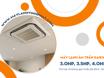 Về Điều hòa âm trần DAIKIN công suất 5.0HP 5.5HP 6.0HP: Ưu/Nhược điểm 0