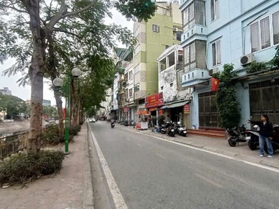 Bán đất mặt phố sông sét 104M 2 vỉa hè ô tô dừng đỗ kinh doanh hoàng mai 0