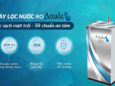 Máy lọc nước RO cao cấp Amida 1 vòi nước khoáng AM-10S 1
