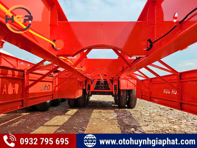 Giải pháp vận chuyển đa dạng: Mooc xương 2 dí 40 feet CIMC Huajun 2026 2