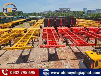 Giải pháp vận chuyển đa dạng: Mooc xương 2 dí 40 feet CIMC Huajun 2026 5