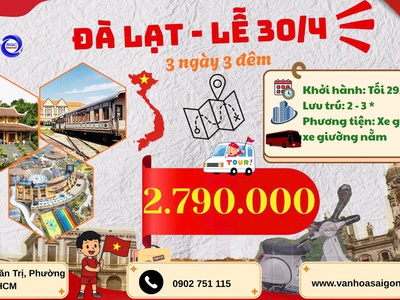 Đà Lạt 3N3D Vi Vu Dịp Lễ 30.4 0