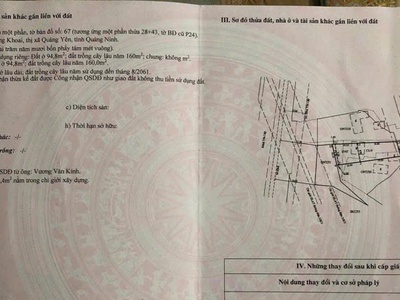 Bán đất vị trí đẹp   gần đường 10 làn quảng yên 4