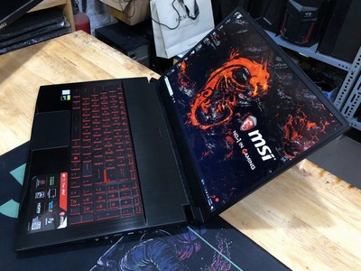 Laptop MSI GF75 Thin Core i7-9750H Ram 16GB SSD 512GB VGA Rời GTX 1650 Màn 17.3 Full HD Máy đẹp 4