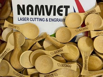 Laser Nam Việt cung cấp mâm, khay gỗ khắc logo theo yêu cầu 14