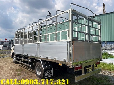 Công ty Phú Mẫn bán xe tải 8t5 mui bạt bửng nhôm 1