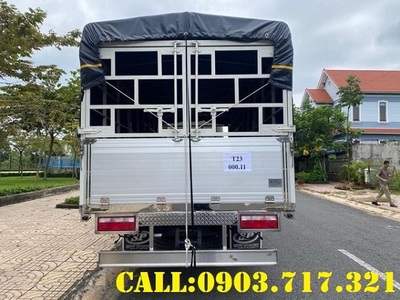 Công ty Phú Mẫn bán xe tải 8t5 mui bạt bửng nhôm 4