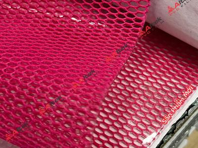 Màng nhựa pvc lưới cao cấp, đa sắc phù hợp may balo, túi, thời trang 0