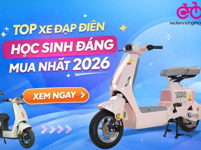Xe đạp điện học sinh đáng mua nhất hiện nay   Giá tốt, dễ chọn 0