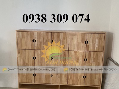 Tủ balo mầm non mẫu giáo, tủ đựng cặp dép mẫu giáo 5