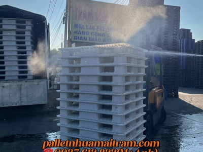  Cung Cấp Pallet Nhựa Màu Trắng  - Đẹp Mắt, Sạch Sẽ, Nhìn Là  Say Nắng    2