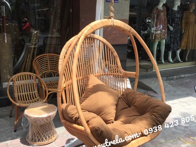 Ghế xích đu mây tre đan tự nhiên 4