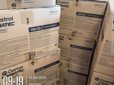 Đơn giá dầu nhớt Castrol, Shell, Saigon Petro, Mobil 2026 3