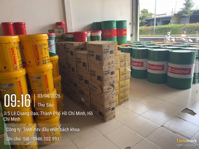 Đơn giá dầu nhớt Castrol, Shell, Saigon Petro, Mobil 2026 5
