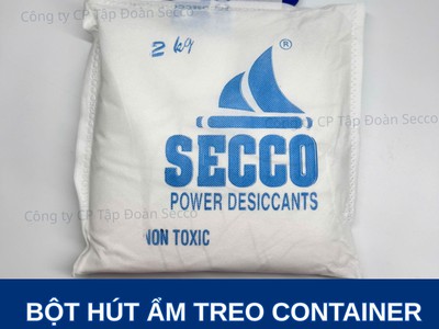 Bột Hút Ẩm 2000g   Túi Treo Hút Ẩm Container Chuyên Dụng Đường Biển 0
