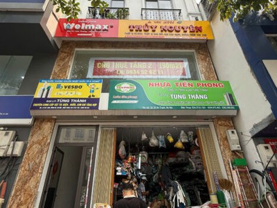 Cho thuê mặt bằng tầng 2 tại cát linh, đống đa, hà nội 1