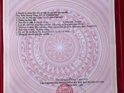 Bán đất full thổ cư gần safari tại mặt tiền đường an nhơn tây rộng 12m ngộp ngân hàng nên hạ giá 0