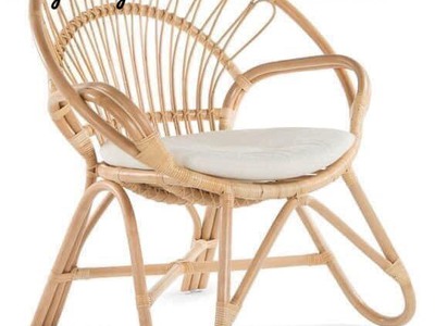 Ghế mây tự nhiên đuôi công nhỏ giá rẻ 2