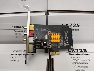 Card PCI ghi hình chuẩn kết nối Svideo, AV Lianxinhongfu LX725 0