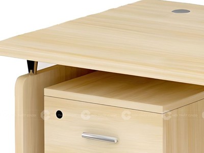 Bàn Giám Đốc Gỗ Công Nghiệp MDF Kèm Tab Di Động Đa Năng 1