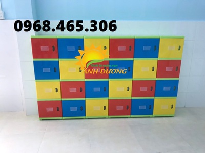 Tủ nhựa đựng balo cặp mầm non 2